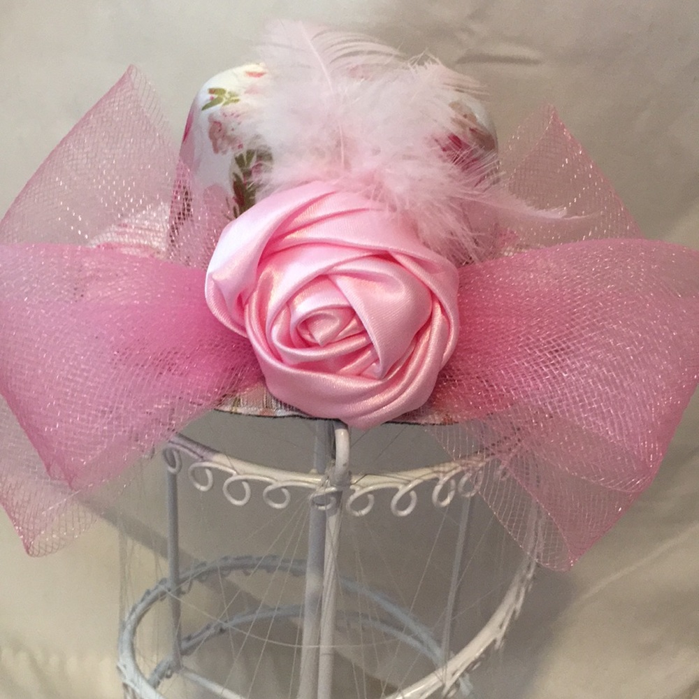 Floral print hats